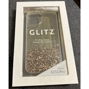 MVMT GLITZ Case iPhone 12 Pro Protective Snap On 6.1" Rose Gold Glitter NEW